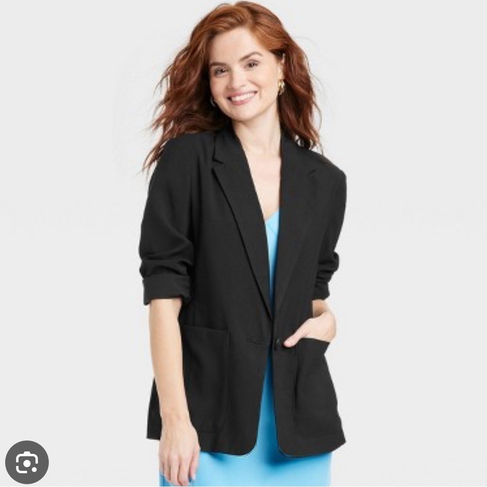 NWT Target - A New Day - Relaxed Linen Blazer - Size Medium
